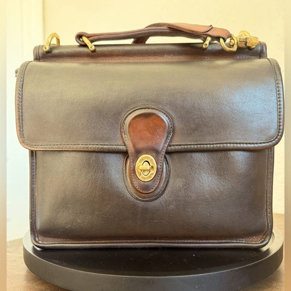 Coach Willis Bag #9927 with unique “steam punk” finish - Picture 1 of 13